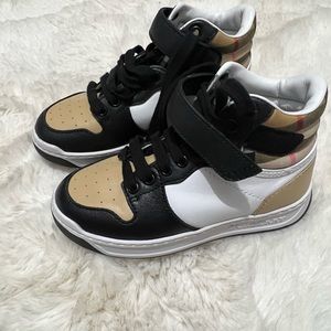 Burberry vintage high top sneakers (kids)